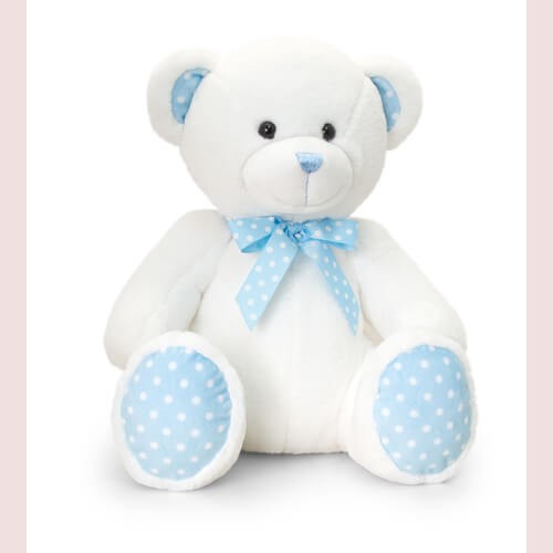 Spotty Teddy Bear - Blue
